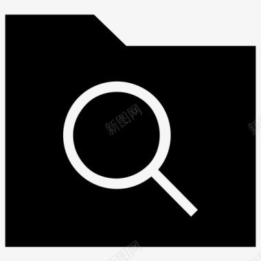 搜索文件夹文件存储图标图标