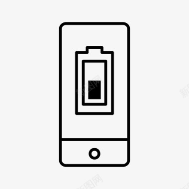 iPhone模板iphone电池充电设备屏幕图标图标