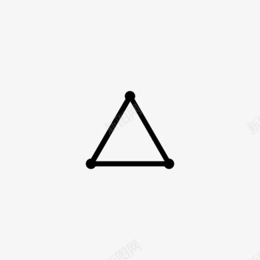 三角几何三角形面积几何图标图标