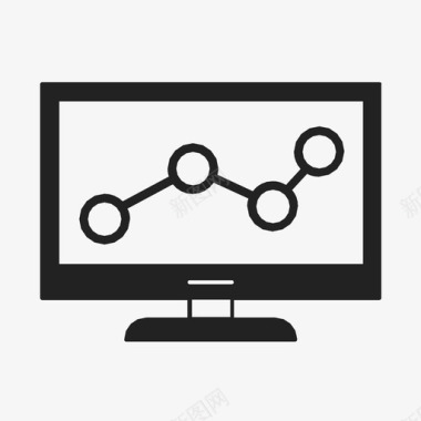 信息图表矢量计算机分析图表基金图标图标