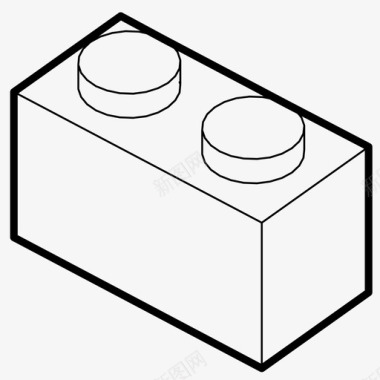 积木设计乐高积木建筑游戏图标图标
