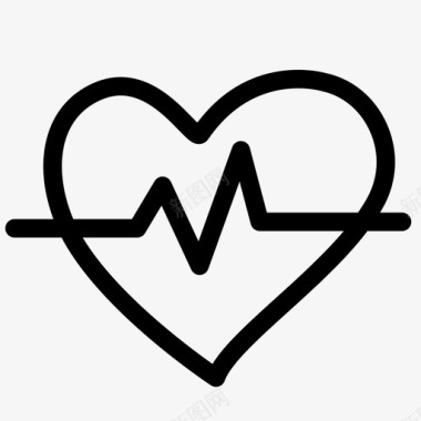 心脏心率心跳图标图标