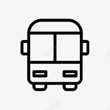 公共汽车长途汽车旅游图标图标