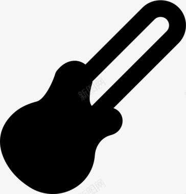 电吉他音频音乐图标图标