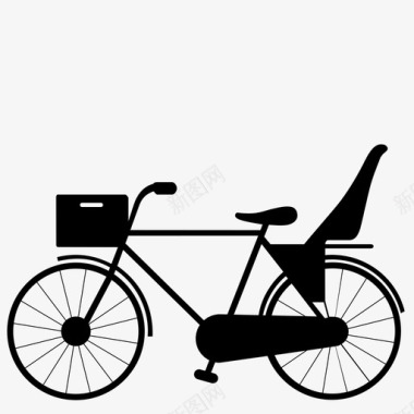 采购产品自行车和货物板条箱自行车和货物板条箱自行车图标图标