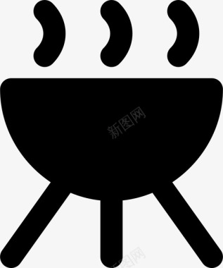 烧烤假日聚会图标图标