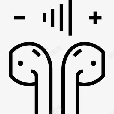 苹果airpods音量appleairpods音量耳机图标图标