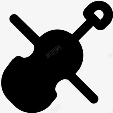 小提琴音频音乐图标图标