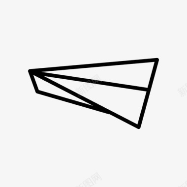 纸飞机飞行留言图标图标