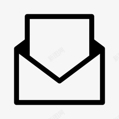 有纸信封信件电子邮件图标图标