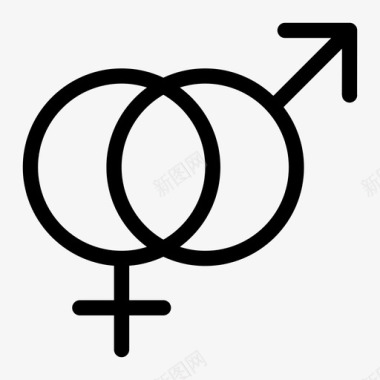 男性符号性别女性性别性别符号图标图标