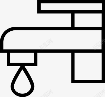 洗衣机水龙头起重机水龙头家用工具图标图标