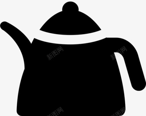 咖啡壶热咖啡食物图标图标