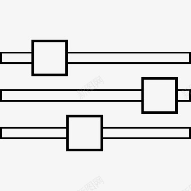 播放控件滑块控制器控件图标图标