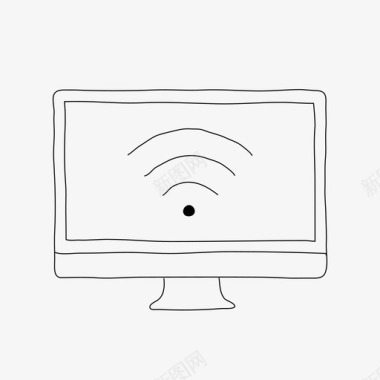 WiFi信号桌面wifi设备屏幕图标图标