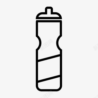 运动瓶健身瓶矿泉水图标图标