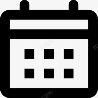 一套家具集日历日期时间表图标图标