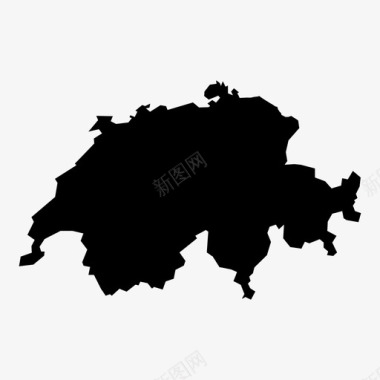 瑞士国家地理图标图标