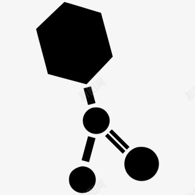 分子原子化学图标图标