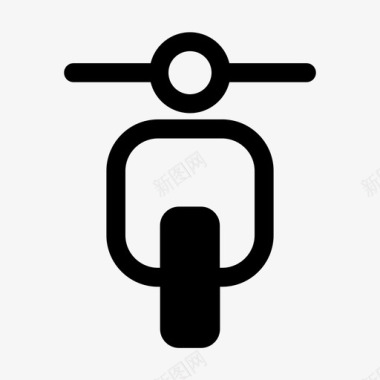 自行车链条vespa自行车摩托车图标图标