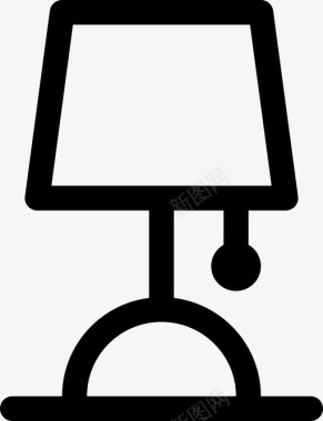 夜灯灯泡装饰图标图标