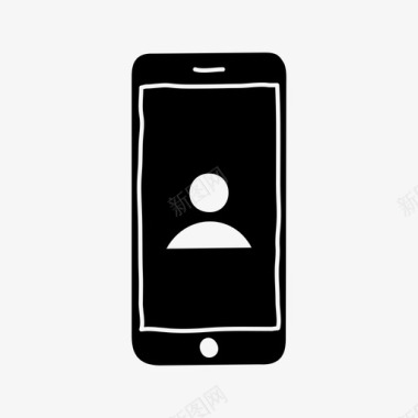 iPhone模板iphone人头像设备图标图标