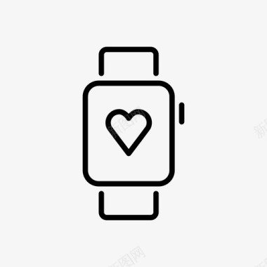 苹果手表心苹果手表设备图标图标