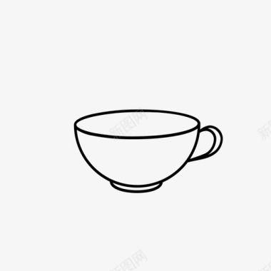 茶杯花式杯英式茶杯图标图标