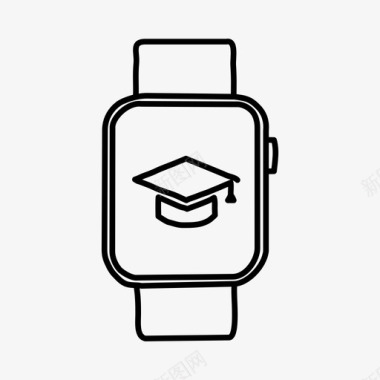 手绘教育素材applewatch教育applewatch设备图标图标