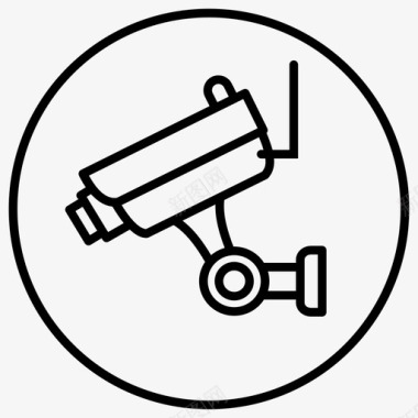保安摄像机保险箱录像图标图标