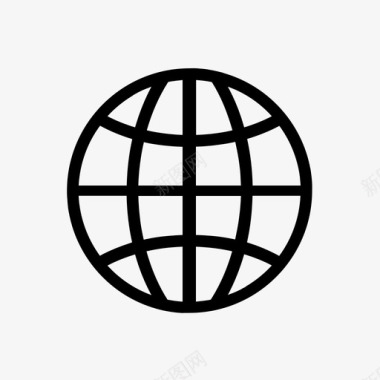 世界商业地球图标图标