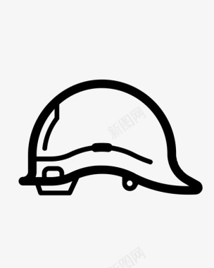 安全帽头部保护工作服图标图标