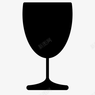 矢量玻璃器皿酒杯玻璃器皿玻璃杯图标图标