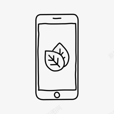 iPhone模板iphone叶子设备环境图标图标