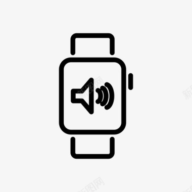 音频曲目applewatch扬声器applewatch音频图标图标