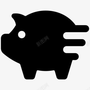 储蓄金融帮助存钱罐图标图标