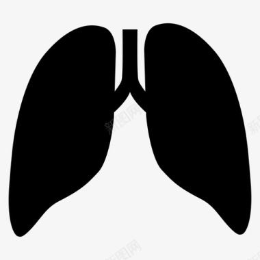 肺咳嗽器官图标图标