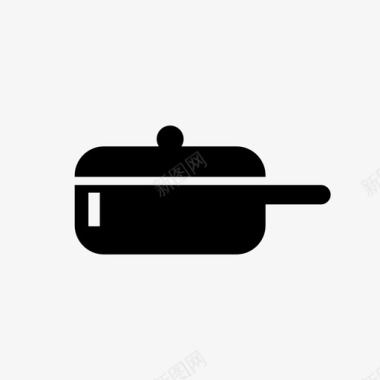 煎锅烹饪食物图标图标