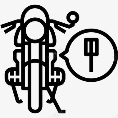 摩托车安装摩托车螺丝刀图标图标