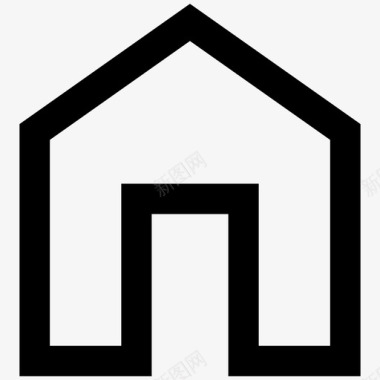 房子小屋我的家图标图标
