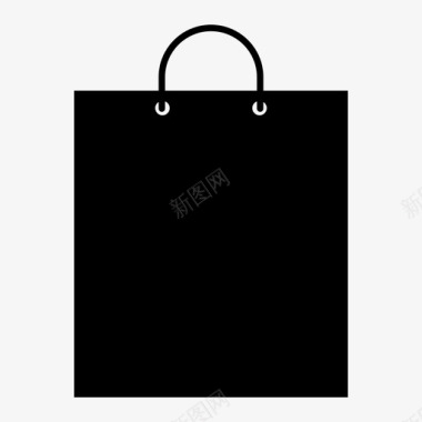 购物袋纸袋袋子图标图标