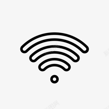 互联网矢量wifi互联网wifi连接图标图标