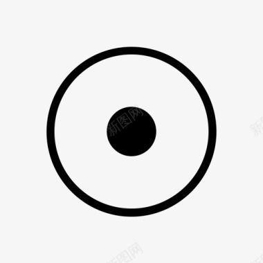 唱片圆圈音乐图标图标