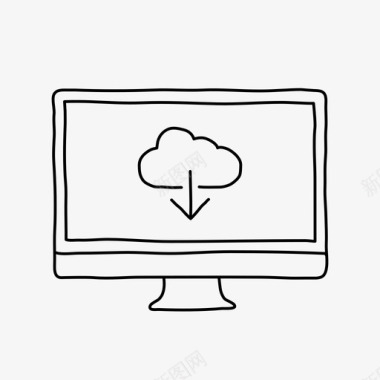 服务桌面云服务器云设备图标图标