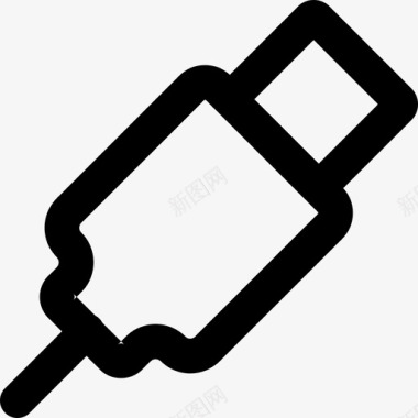 红色小图标usb电缆设备小工具图标图标