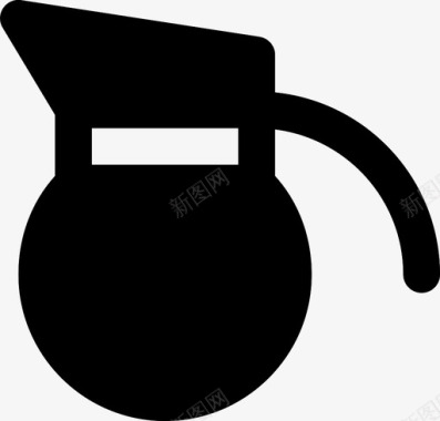 咖啡机咖啡壶咖啡杯图标图标