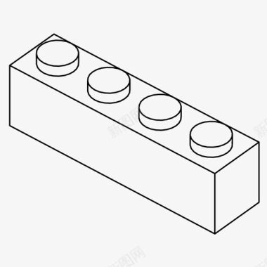 积木球玩具乐高积木积木建筑图标图标