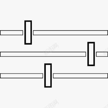 设置开关选项滑块控制器控件图标图标