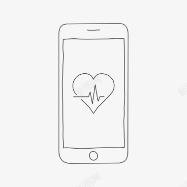 运动小图标iphone心脏监护仪有氧运动设备图标图标