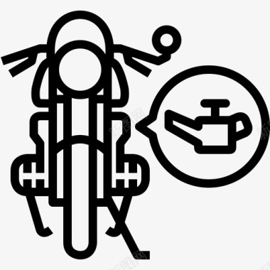 摩托车维修润滑摩托车图标图标